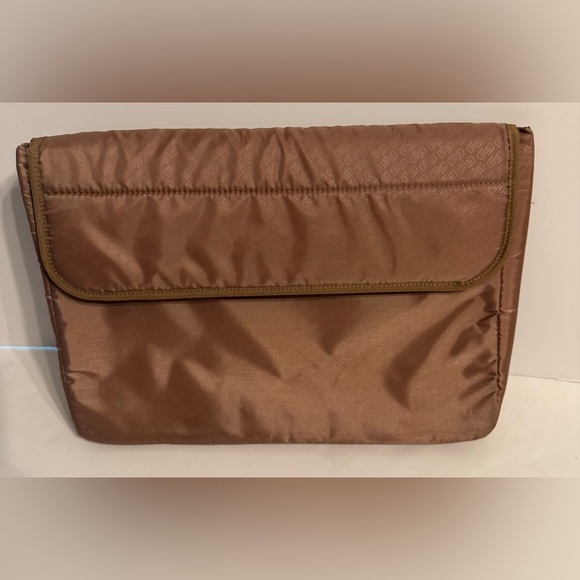 Solo New York Leather Briefcase Computer Roller Bag Style D529-3 Brown W Strap - Picture 11 of 16